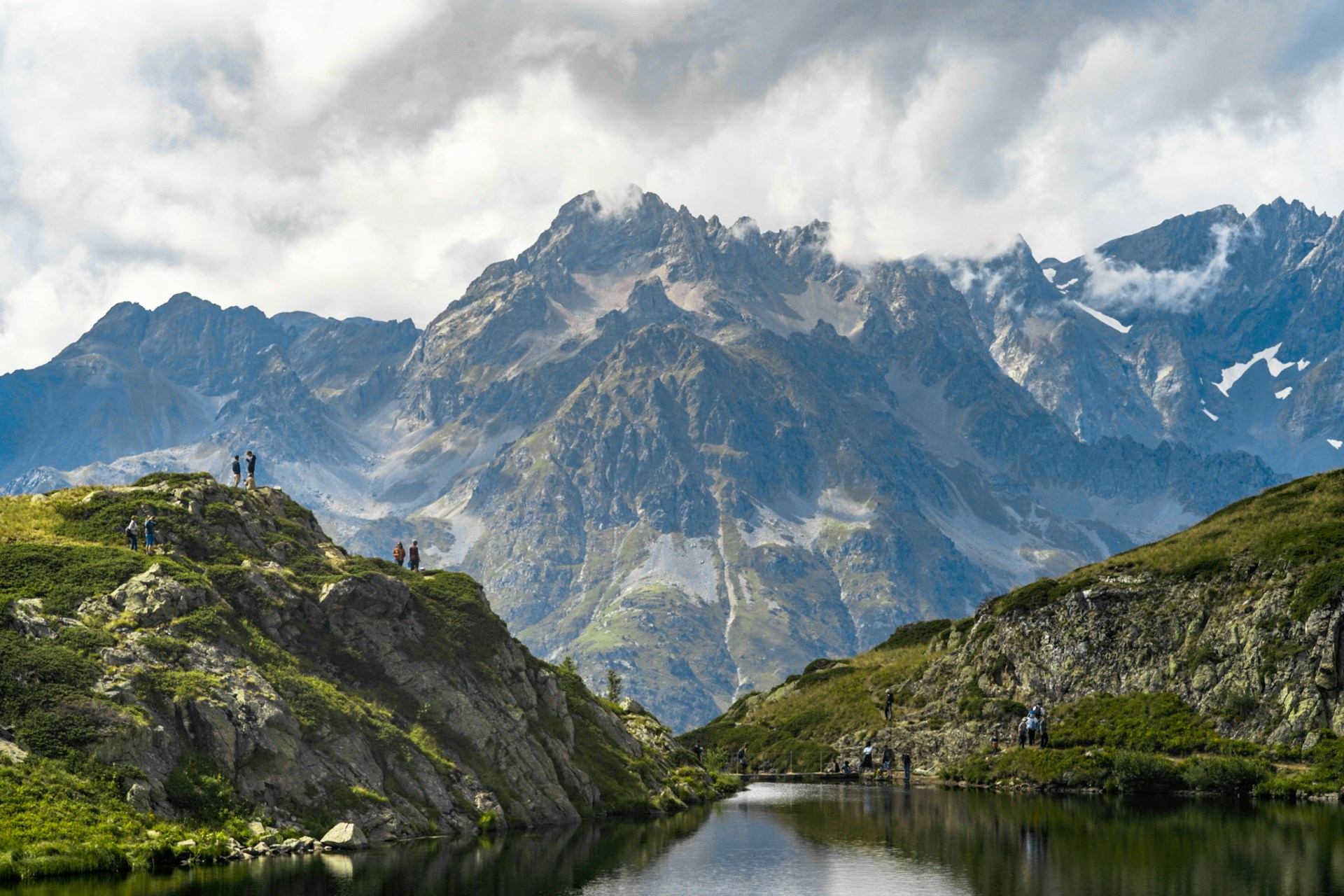 Paysage de montagne à l'Alpe d'Huez